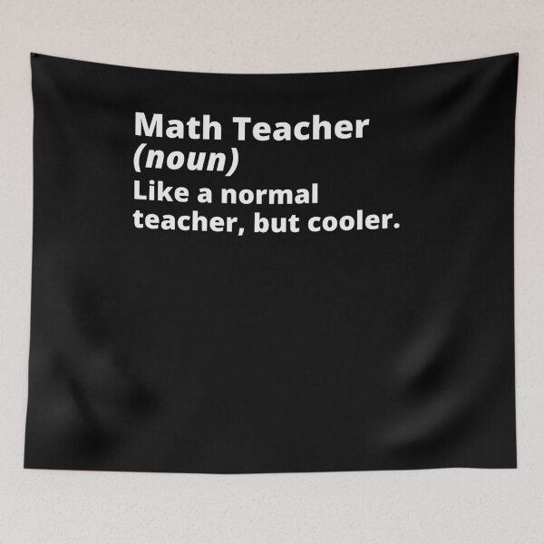 Item preview, Math Teacher Like Normal Teacher But Cooler designed and sold by BigBoyShop.