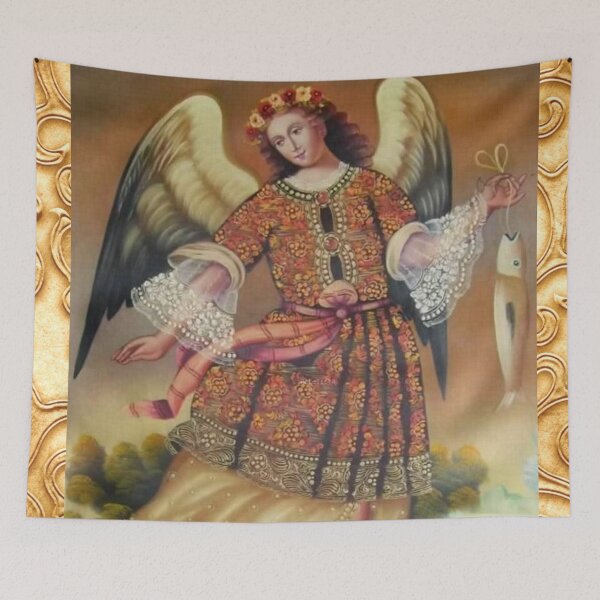 Item preview,  Saint Raphael Archangel - Colonial Baroque Art designed and sold by Angelkrs.