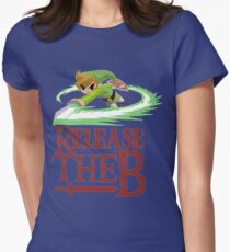 Spin Attack: Release the B Women's Fitted T-Shirt