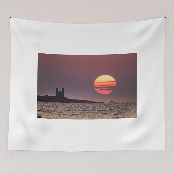 Item preview, Reculver Towers sunset  designed and sold by rogerstanger.