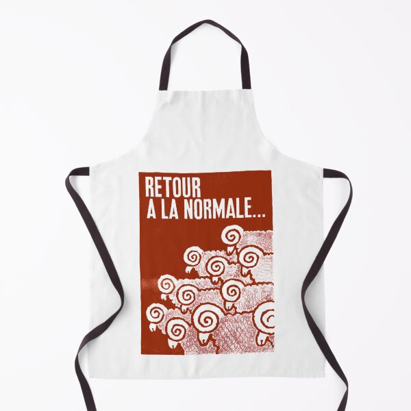 Item preview, Paris Revolt, May 68: 'RETOUR A LA NORMALE': The Original in Deepest Red on Bone Grey designed and sold by Day Chapman.