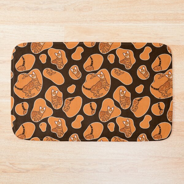 Item preview, Gato de Bengala con estampado de leopardo - Negro designed and sold by lulululupaint.