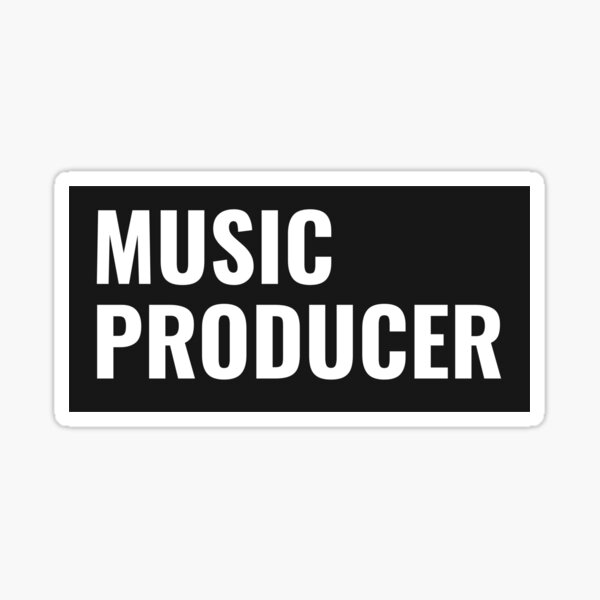 "Music Producer Beat Maker Shirt Music Production" Sticker for Sale by