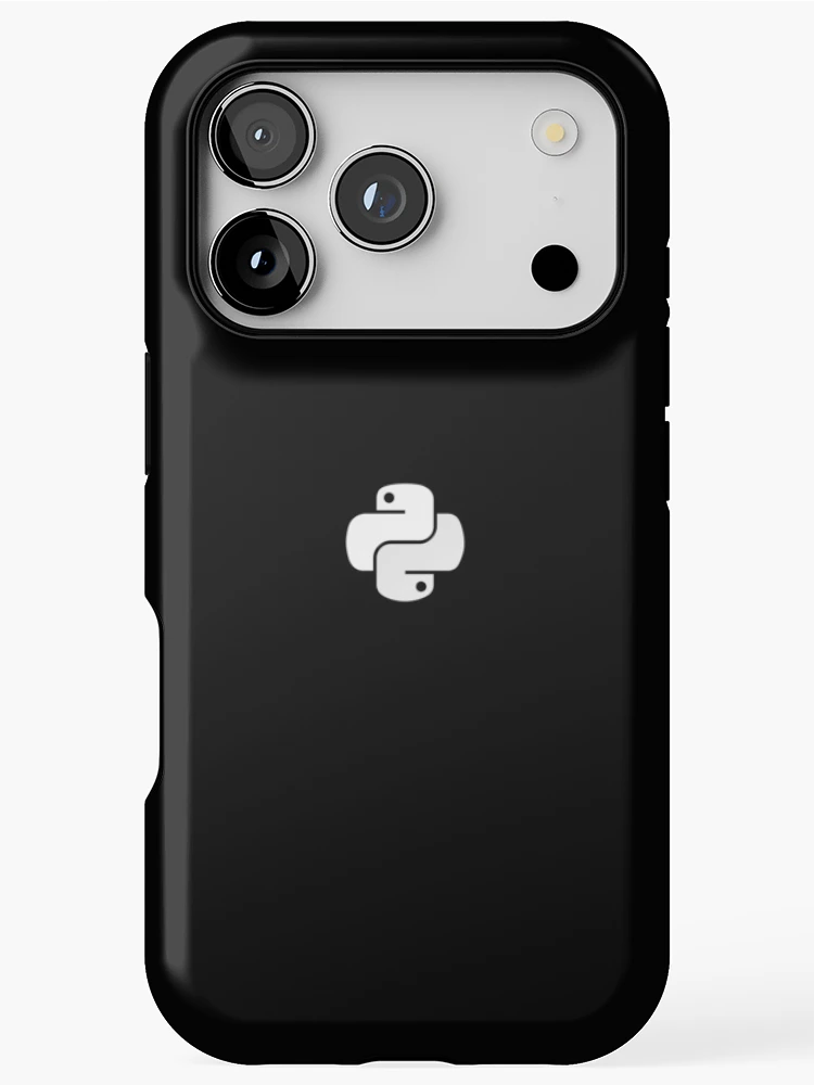 Thumbnail 1 of 4, iPhone Case, Python Simple Logo for Developer designed and sold by geekandsuits.