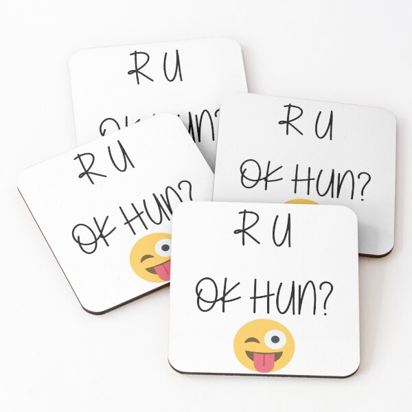 Item preview, R U OK HUN? With Face designed and sold by healthybrains.