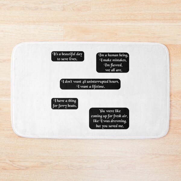 Item preview, Derek Shepherd's Ferry boat scrub text- in box designed and sold by anins-azuree.