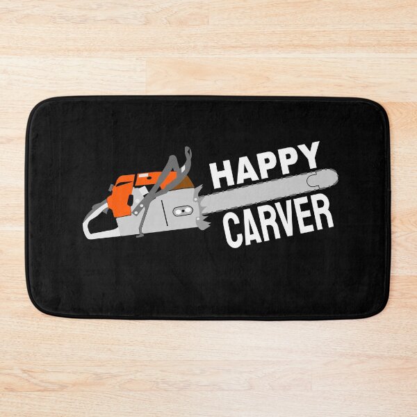 Item preview, Happy Wood Carving Chainsaw Carver designed and sold by jacks-tees.