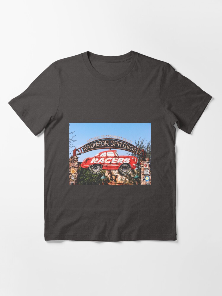 Radiator springs shirt clearance