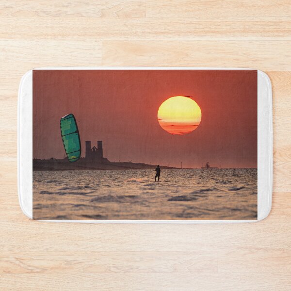 Item preview, Kitesurfing Reculver Sunset designed and sold by rogerstanger.