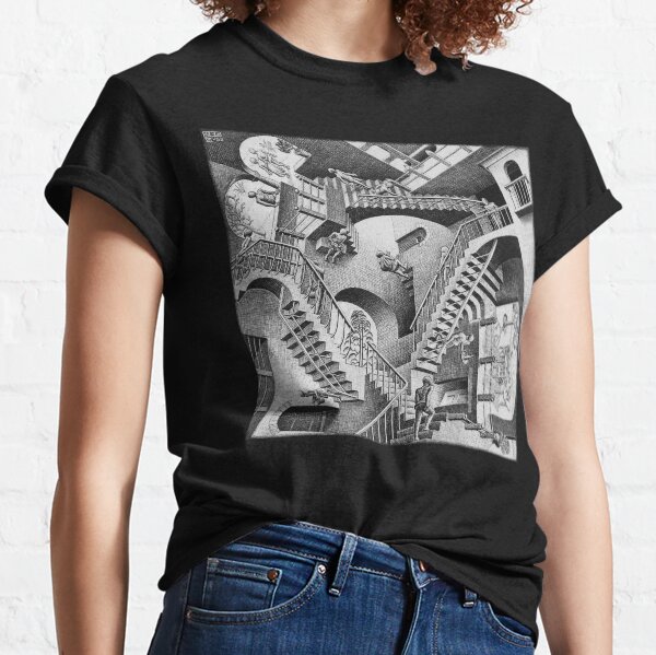 Relatividad ESCHER (Escaleras) Camiseta clásica