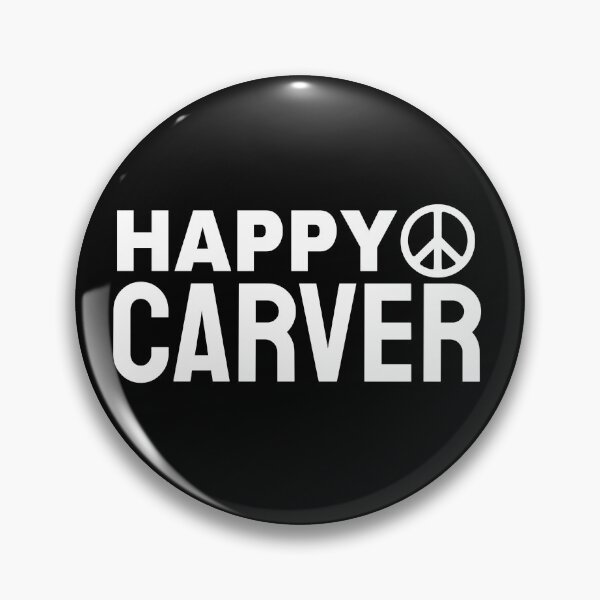 Item preview, Happy Wood Carver Peace Sign Carving designed and sold by jacks-tees.