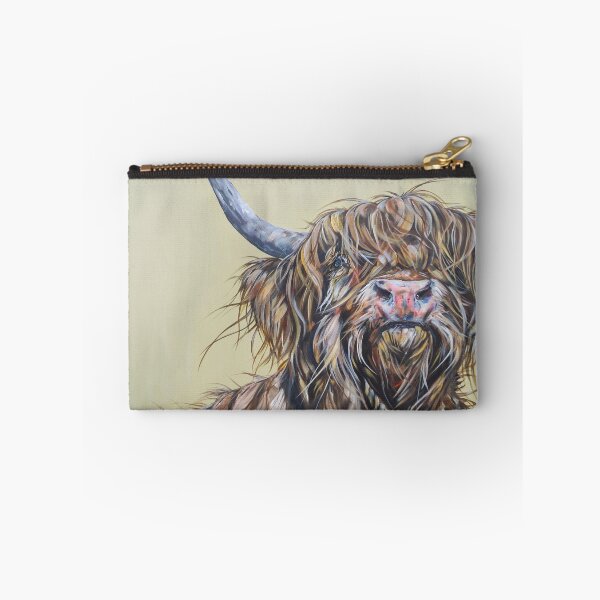 Item preview, Wally McWindy. Highland hairy cow, Heilan Scottish funny coo art by award-winning UK artist Sam Fenner designed and sold by SamFennerArt.