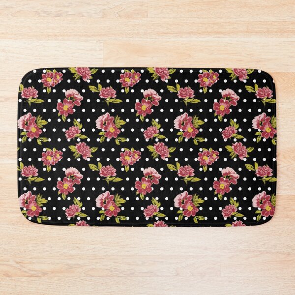 Item preview, retro polka dot floral designed and sold by JengaJenUK1993.