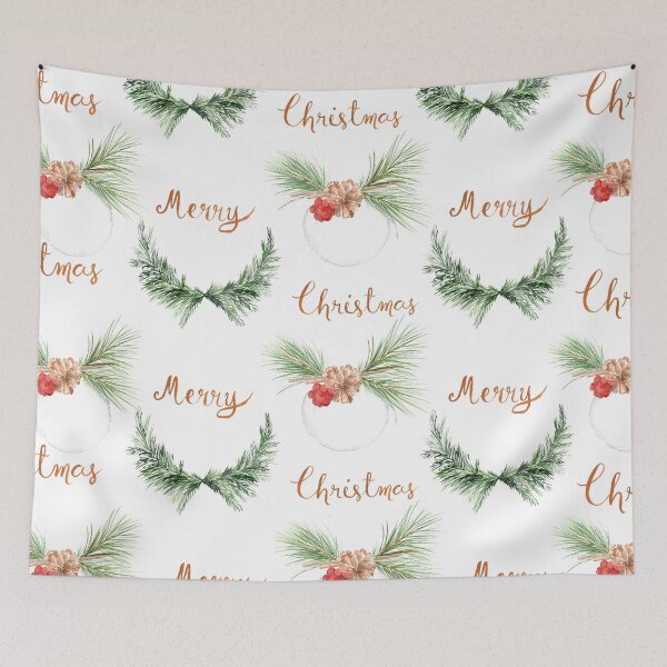 Item preview, Merry Christmas Pattern designed and sold by mhailittlearts.