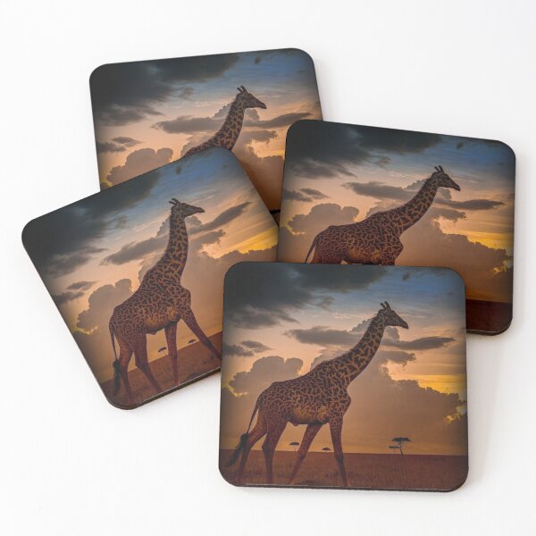 Item preview, giraffe down in africa  designed and sold by johnnyssandart.
