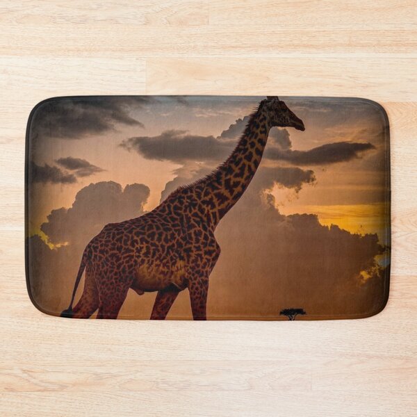 Item preview, giraffe down in africa  designed and sold by johnnyssandart.