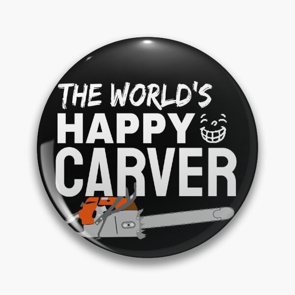 Item preview, Happiest Wood Carver In The World designed and sold by jacks-tees.