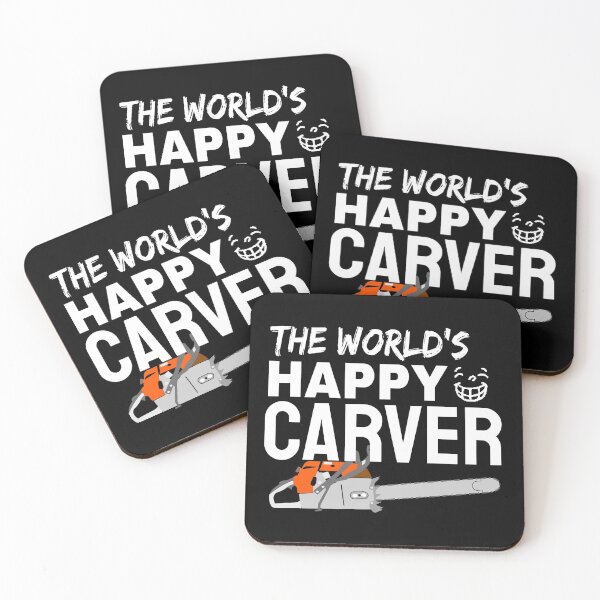 Item preview, Happiest Wood Carver In The World designed and sold by jacks-tees.
