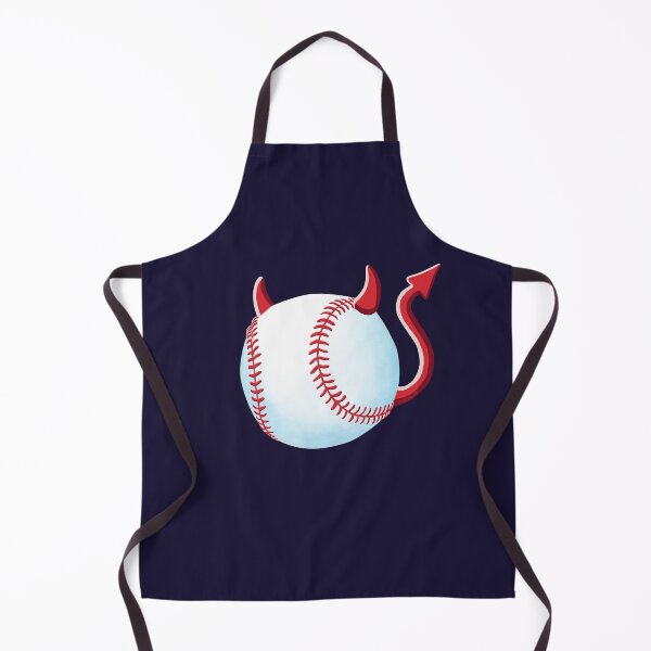 Item preview, Baseball With Cute Devil Horns designed and sold by brodyquixote.