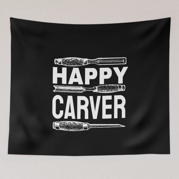 Item preview, Happy Wood Carver Tools designed and sold by jacks-tees.