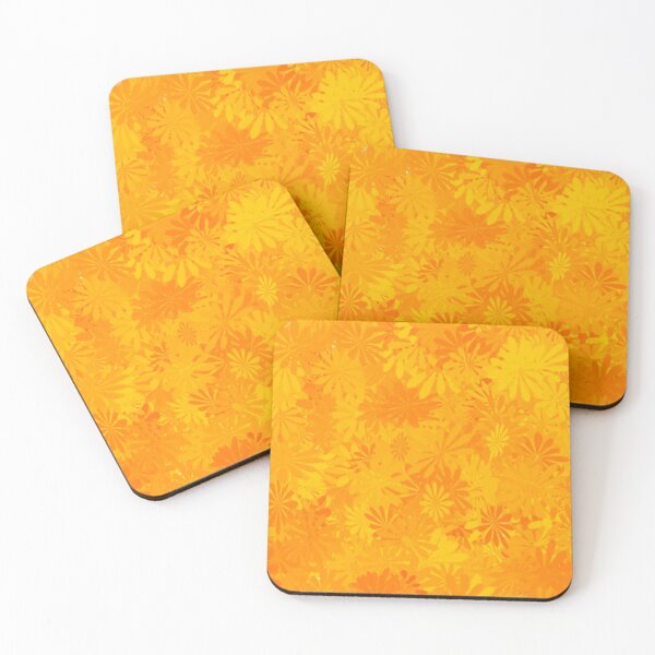 Item preview, PATRÓN DE SOL DE MAÑANA CON FLORES DORADA DE OZCUSHIONSTOO designed and sold by ozcushionstoo.