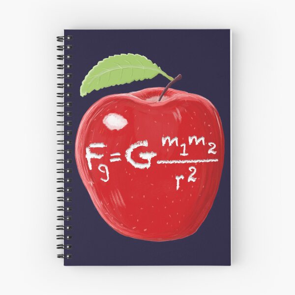 Item preview, Science Teacher's Isaac Newton Law Of Gravity Apple  designed and sold by brodyquixote.