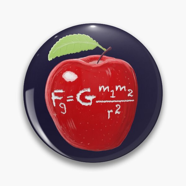 Item preview, Science Teacher's Isaac Newton Law Of Gravity Apple  designed and sold by brodyquixote.