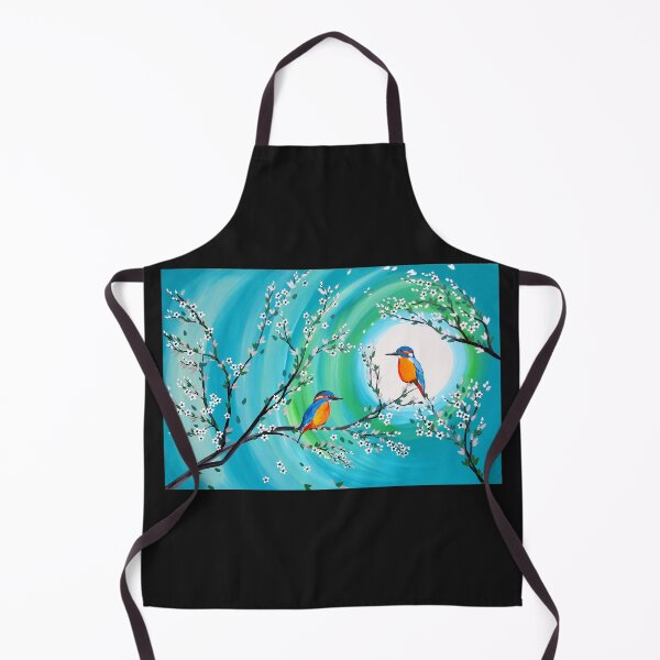 Item preview, Kingfishers on Green and Aqua designed and sold by CatherineJacobs.