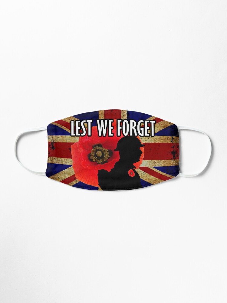 Alternate view of Lest We Forget Masks Mask