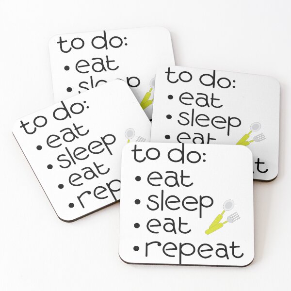 Item preview, Calling all toddlers! Eat Sleep *Eat* Repeat, with Spoon and Fork icon designed and sold by Susan Marie Williams.