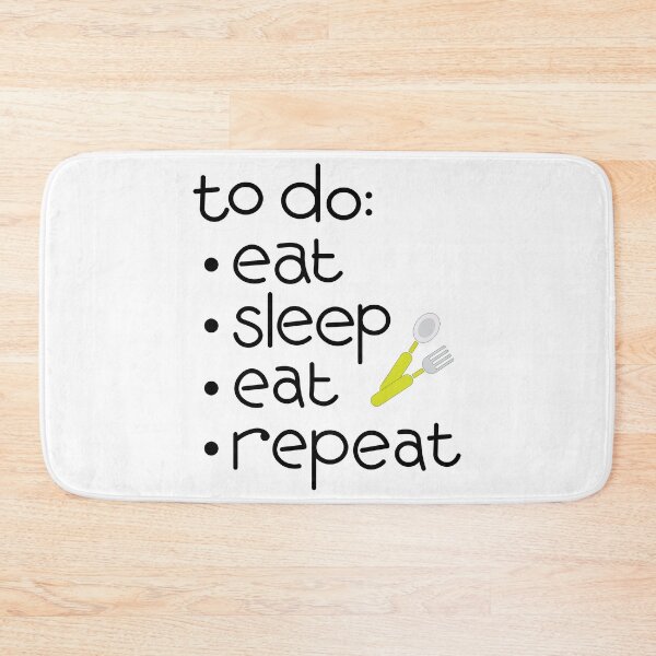 Item preview, Calling all toddlers! Eat Sleep *Eat* Repeat, with Spoon and Fork icon designed and sold by Susan Marie Williams.