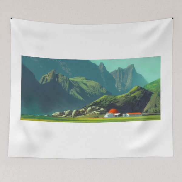 Item preview, Landscape painting designed and sold by Bowowwow.