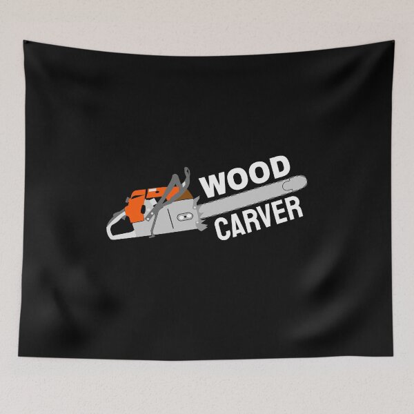 Item preview, Wood Carver Chainsaw Carving designed and sold by jacks-tees.