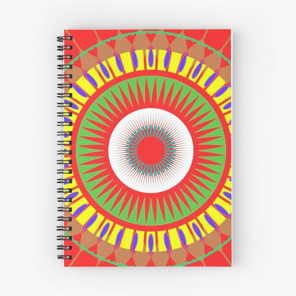 Item preview, Bright Orange,Green,Purple,Yellow Circle Pattern Optical Illusion designed and sold by Mary Riley.