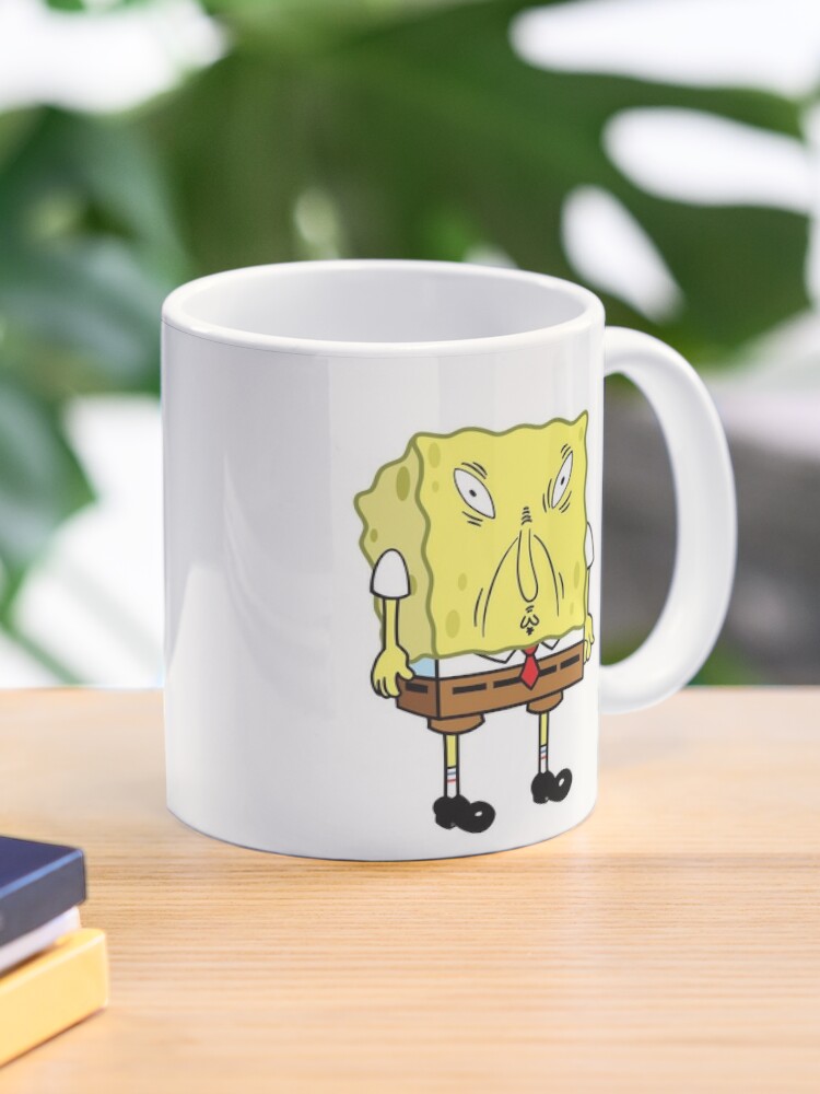 SPONGEBOB MEME funny face Essential T-Shirt for Sale by ARTemSPL