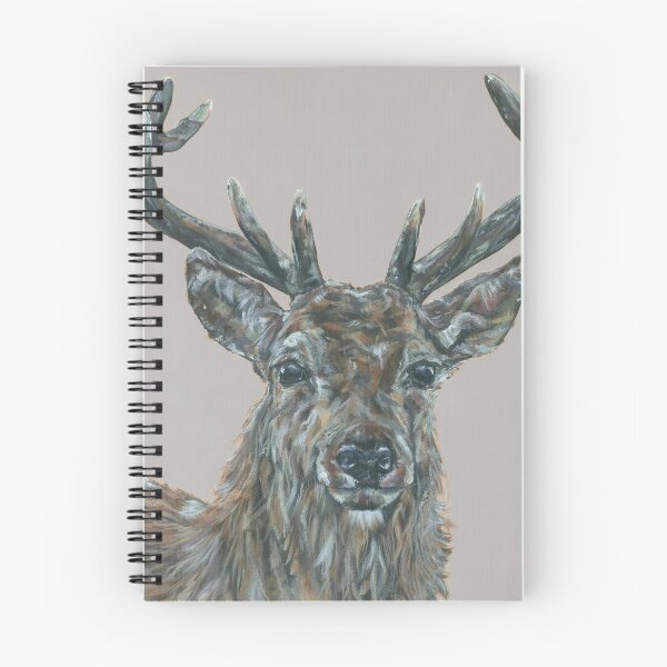 Item preview, Hello Deer. Deer, stag art by award-winning UK artist Sam Fenner designed and sold by SamFennerArt.