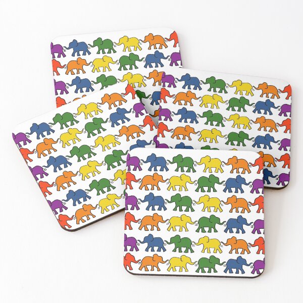 Item preview, Rainbow Elephants designed and sold by Sian Harris.