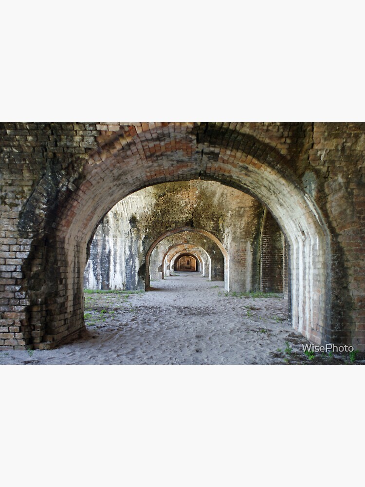 Thumbnail 3 of 3, Sticker, Network of Arches designed and sold by WisePhoto.