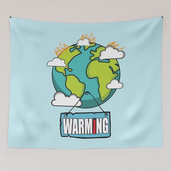 Item preview, Warming, Climate Change Is Real - Earth Warning designed and sold by Rawsky.