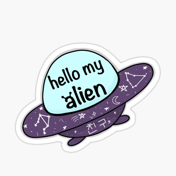 Artikel-Vorschau von Hallo mein Alien - Kpop Design, designt und verkauft von xohb91.