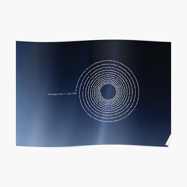 "The Pale Blue Dot - Carl Sagan 2020 Revisited | Spiral Design 2 ...