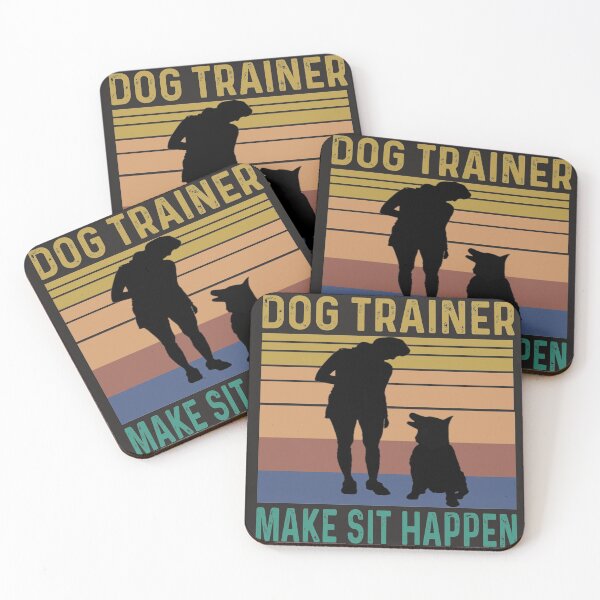 Item preview,  Dog Trainer Make Sit Happen Vintage Funny Pet Doggy Training designed and sold by Sarah38.