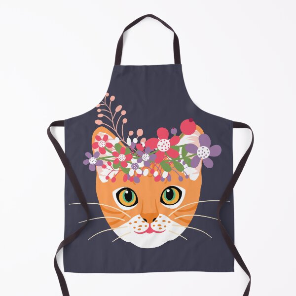 Item preview, Bengal Cat in Flower Crown designed and sold by lulululupaint.