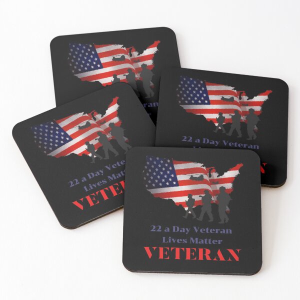 Item preview, 22 a Day Veteran  Lives Matter designed and sold by Destine99.