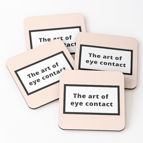 Item preview, The art of eye contact designed and sold by Omeris.