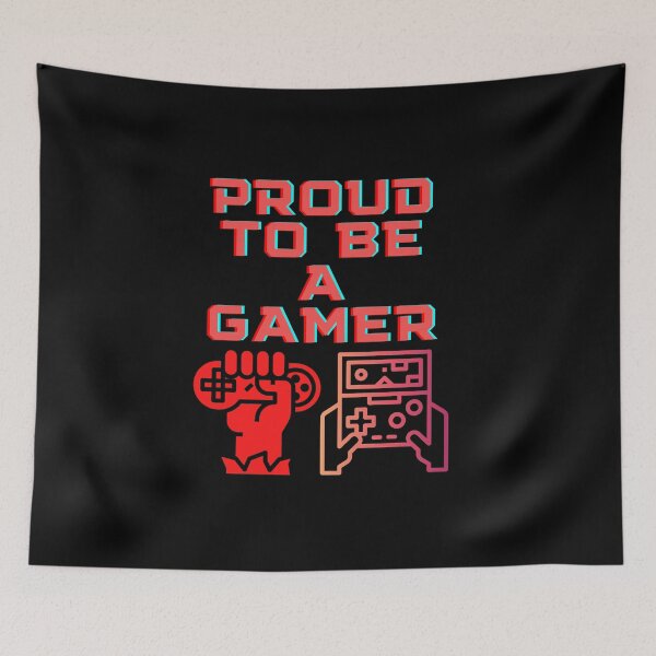 Item preview, Inspirational Quote For Gamers: Proud To Be A Gamer designed and sold by LevelUpMerch.