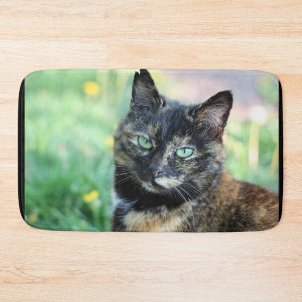 Item preview, tortoiseshell cat frowning designed and sold by wineandwords.