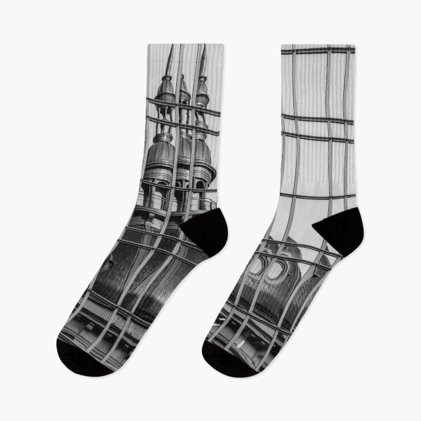 Item preview, Urban abstraction of distorted reflections in skyscraper windows designed and sold by NinelRo.