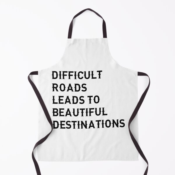 Item preview, Difficult roads leads to beautiful destinations(white) designed and sold by cute105.