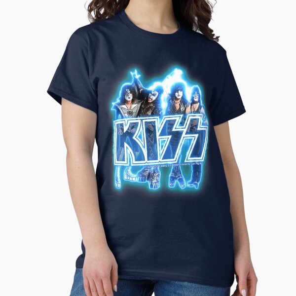Item preview, KISS ® the Band - Blue Energy Glow designed and sold by musmus76.